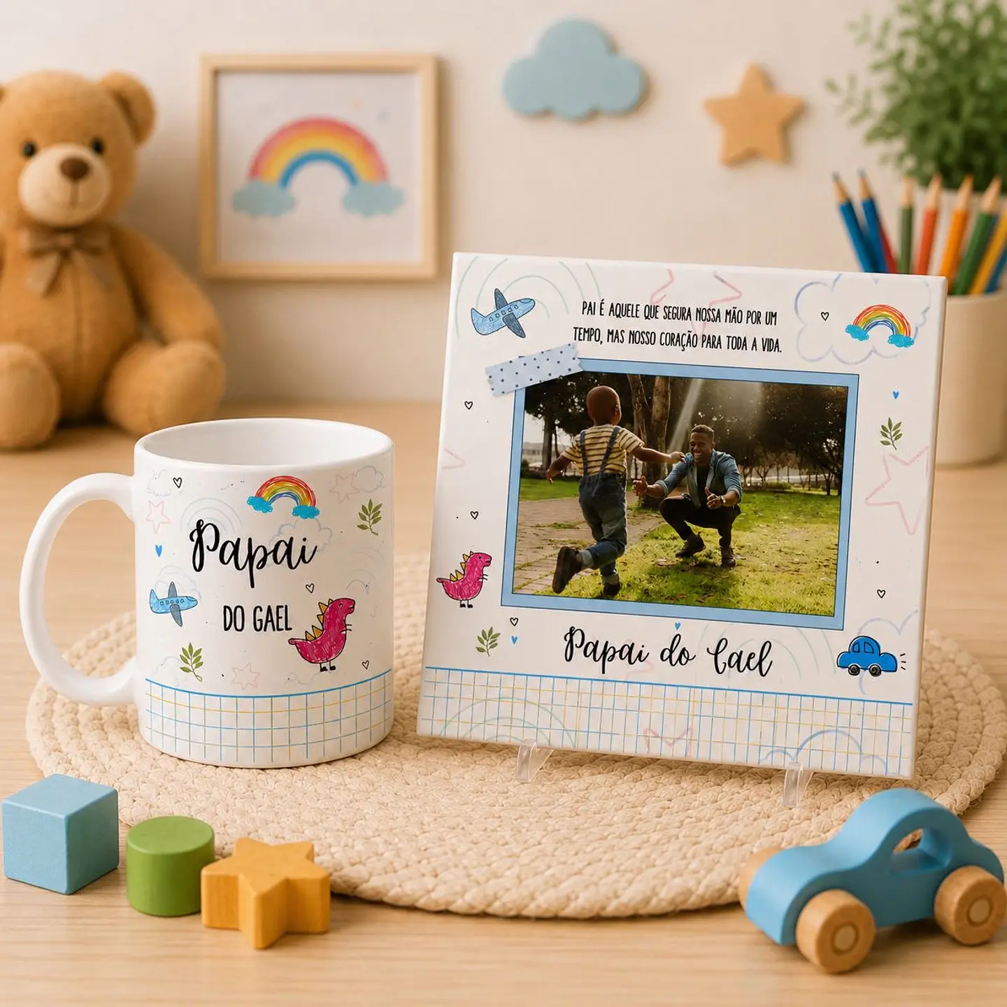 10 Artes para Caneca Dia dos Pais Meu Querido Pai Arquivo Editável  6