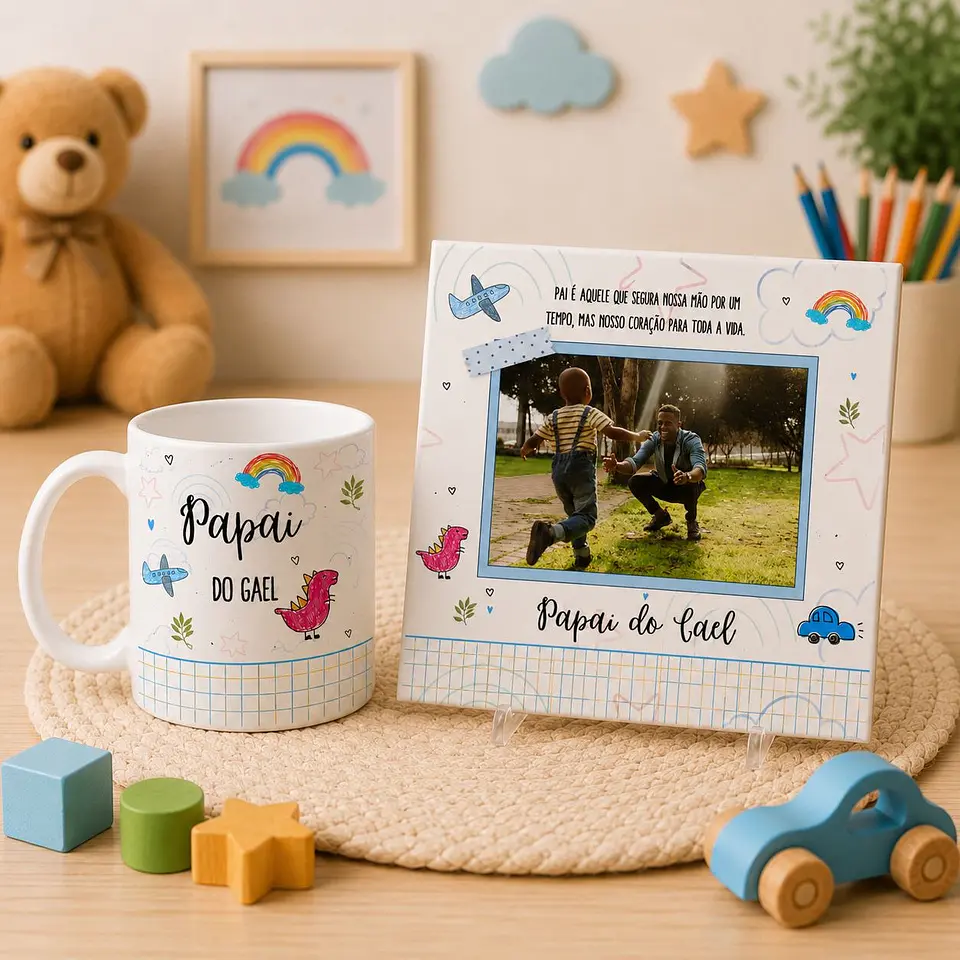 10 Artes para Caneca Dia dos Pais Meu Querido Pai Arquivo Editável  6