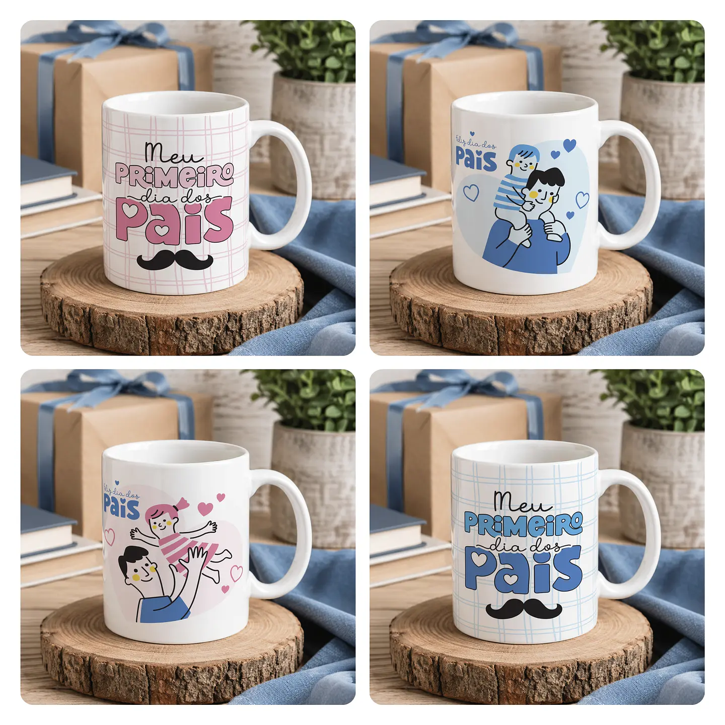 15 Artes para Caneca Dia dos Pais Arquivo Editável  1