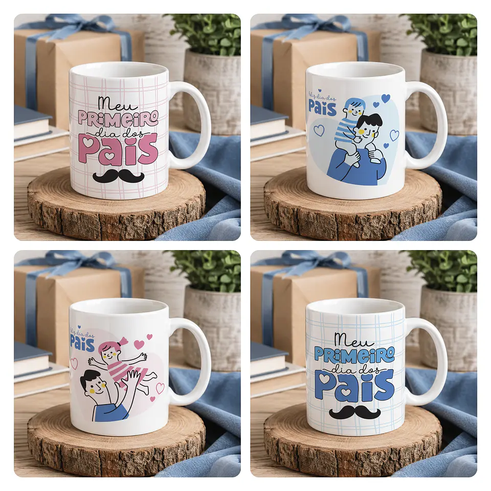 15 Artes para Caneca Dia dos Pais Arquivo Editável  1