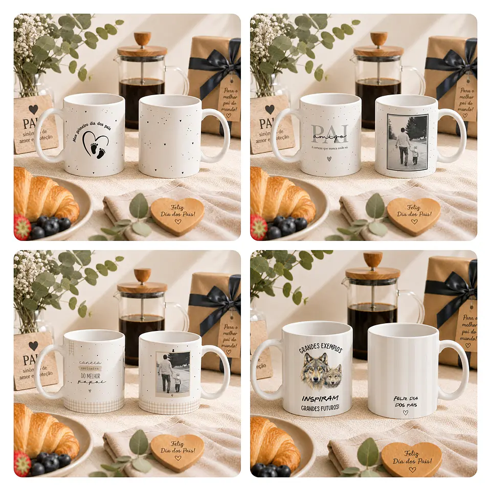 34 Artes para Caneca e Azulejo Dia dos pais Arquivo Editável  2