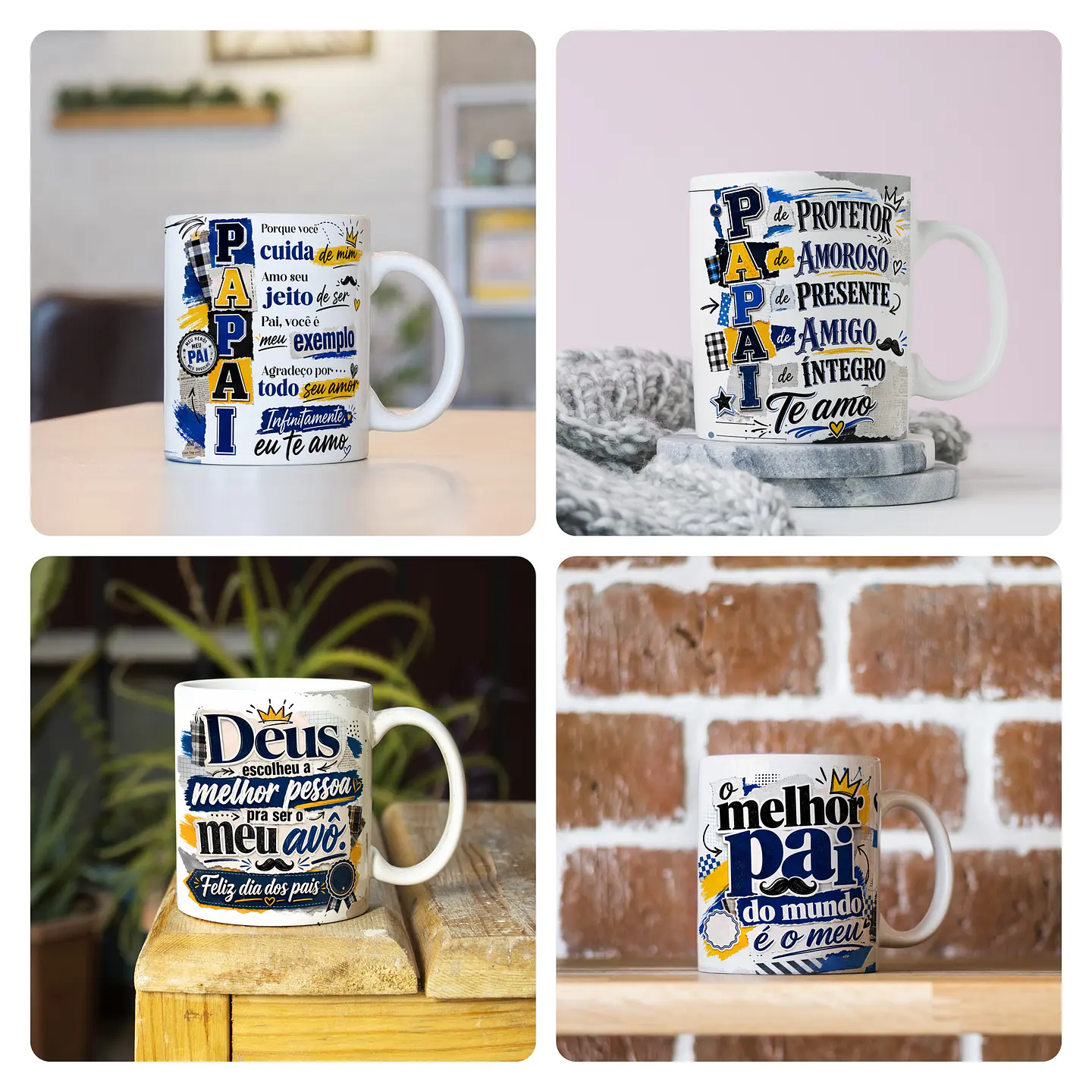 41 Artes para Caneca e Azulejo Dia Dos Pais Arquivo Editável  2