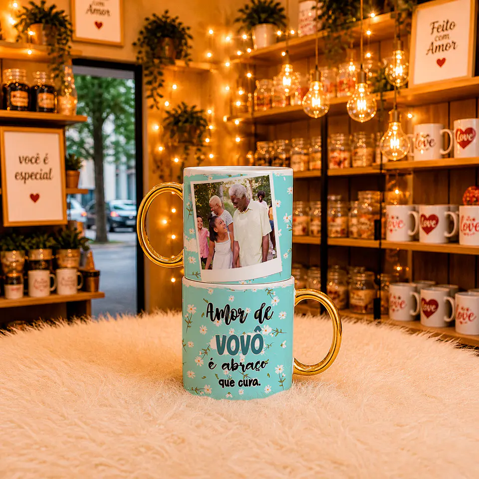5 Artes para Caneca Dia dos Avós Arquivo Editável  2