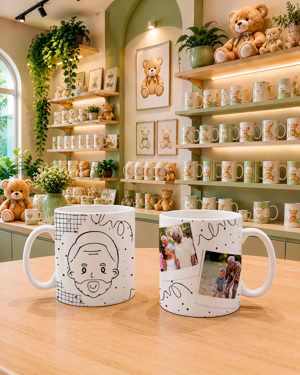5 Artes para Caneca Dia dos Avós Arquivo Editável  5