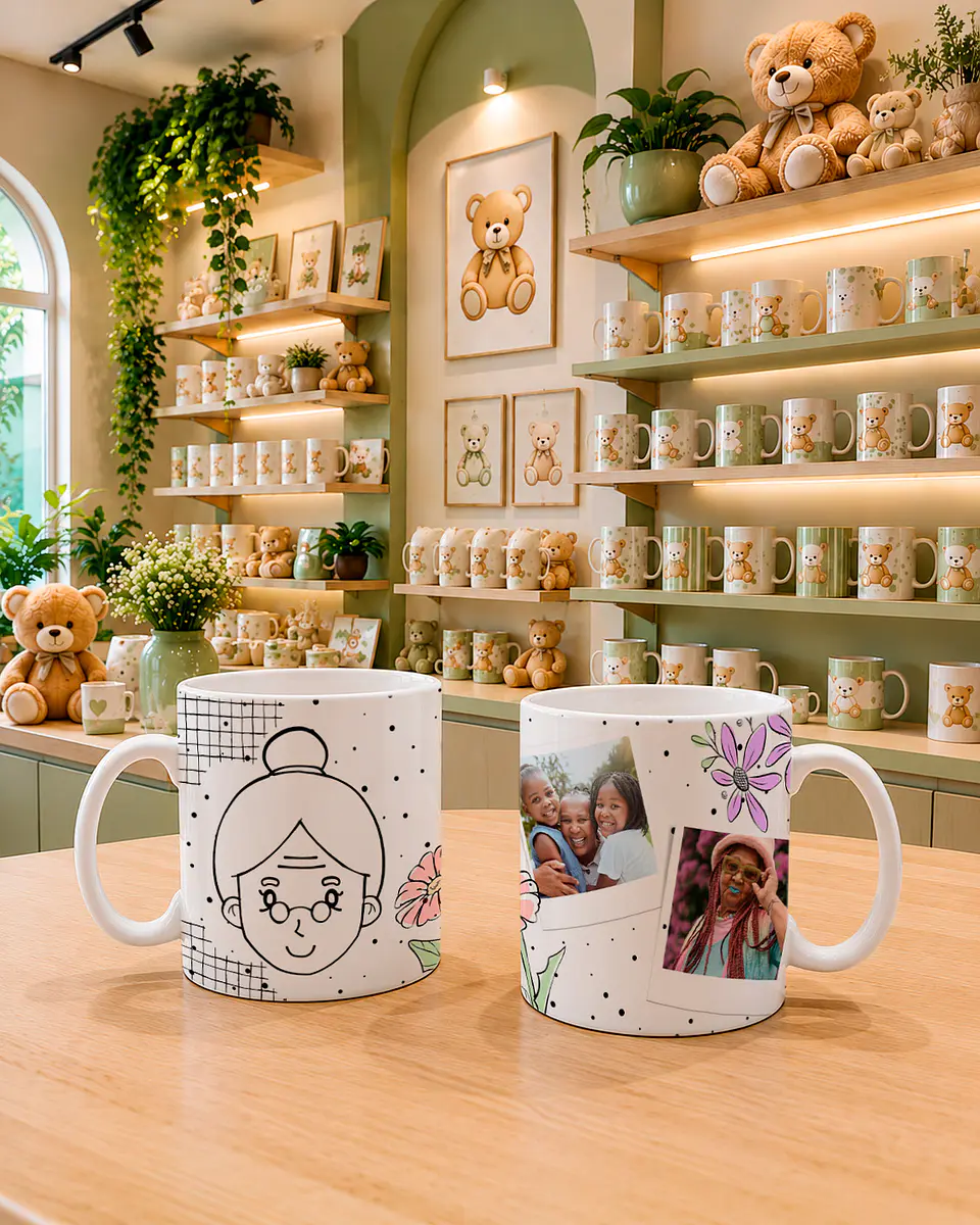 5 Artes para Caneca Dia dos Avós Arquivo Editável  6