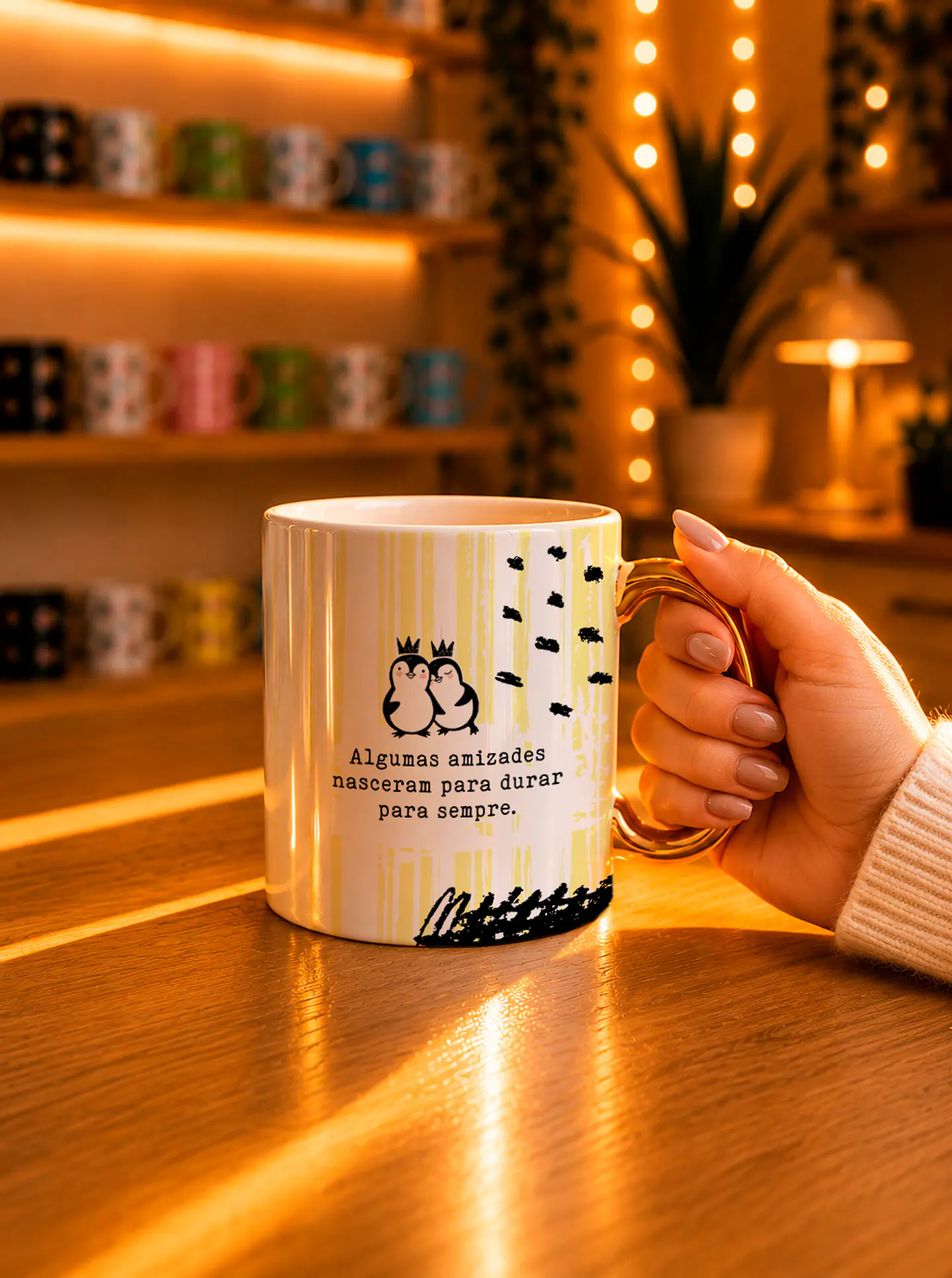 10 Artes para Caneca Amizade Arquivo Editável 6