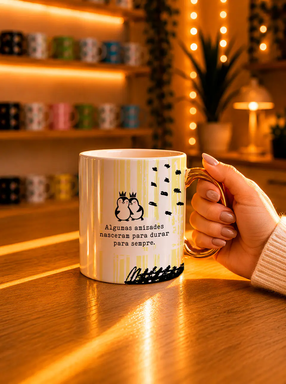 10 Artes para Caneca Amizade Arquivo Editável 6