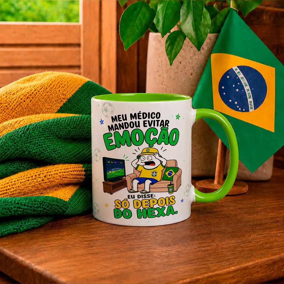 12 Artes para Caneca Flork Copa Brasil Arquivo em Png 3