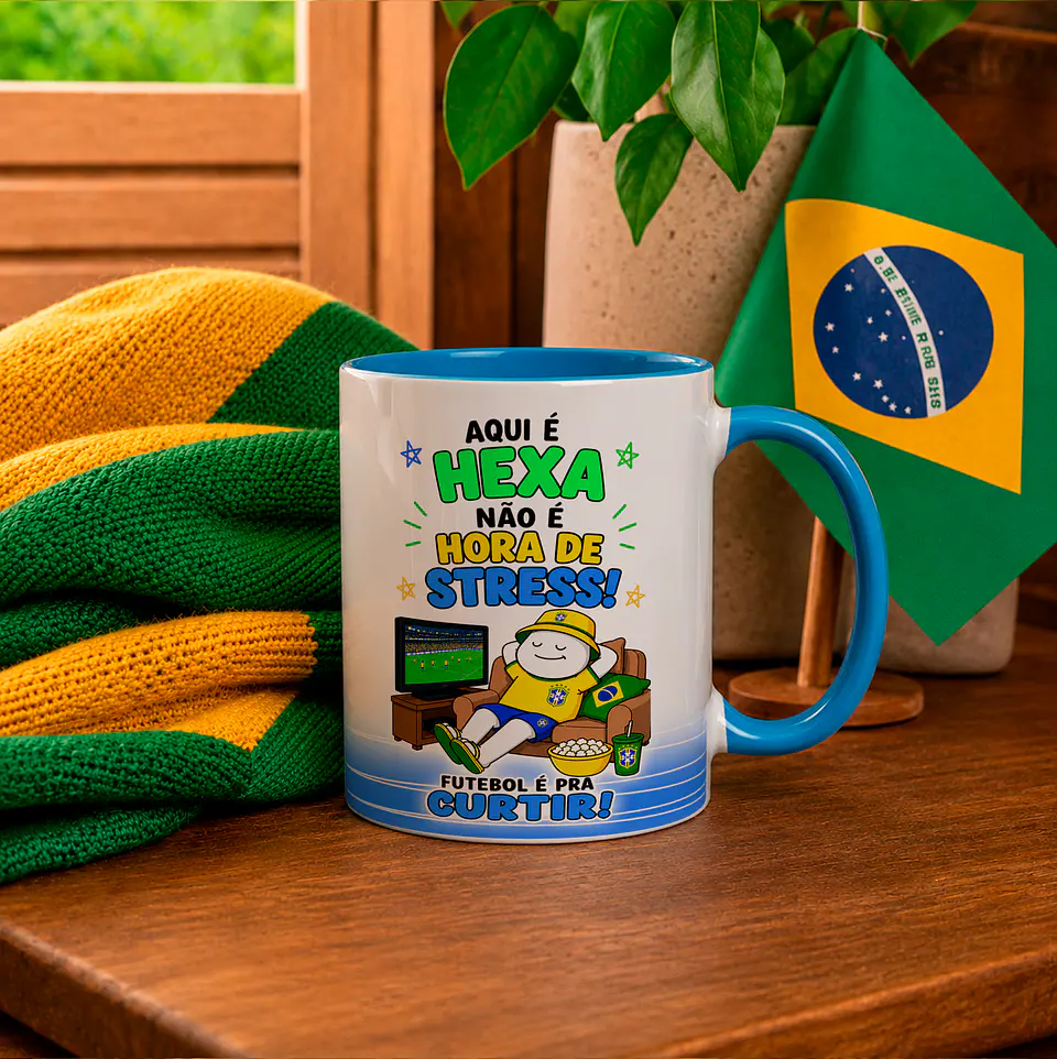 12 Artes para Caneca Flork Copa Brasil Arquivo em Png 6
