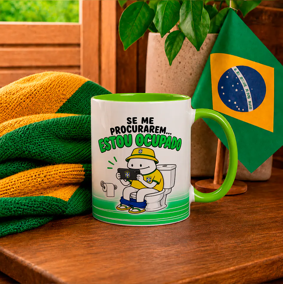 12 Artes para Caneca Flork Copa Brasil Arquivo em Png 7