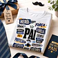 13 Artes para Camiseta Dia Dos Pais Arquivo em Png - Thumbnail 12