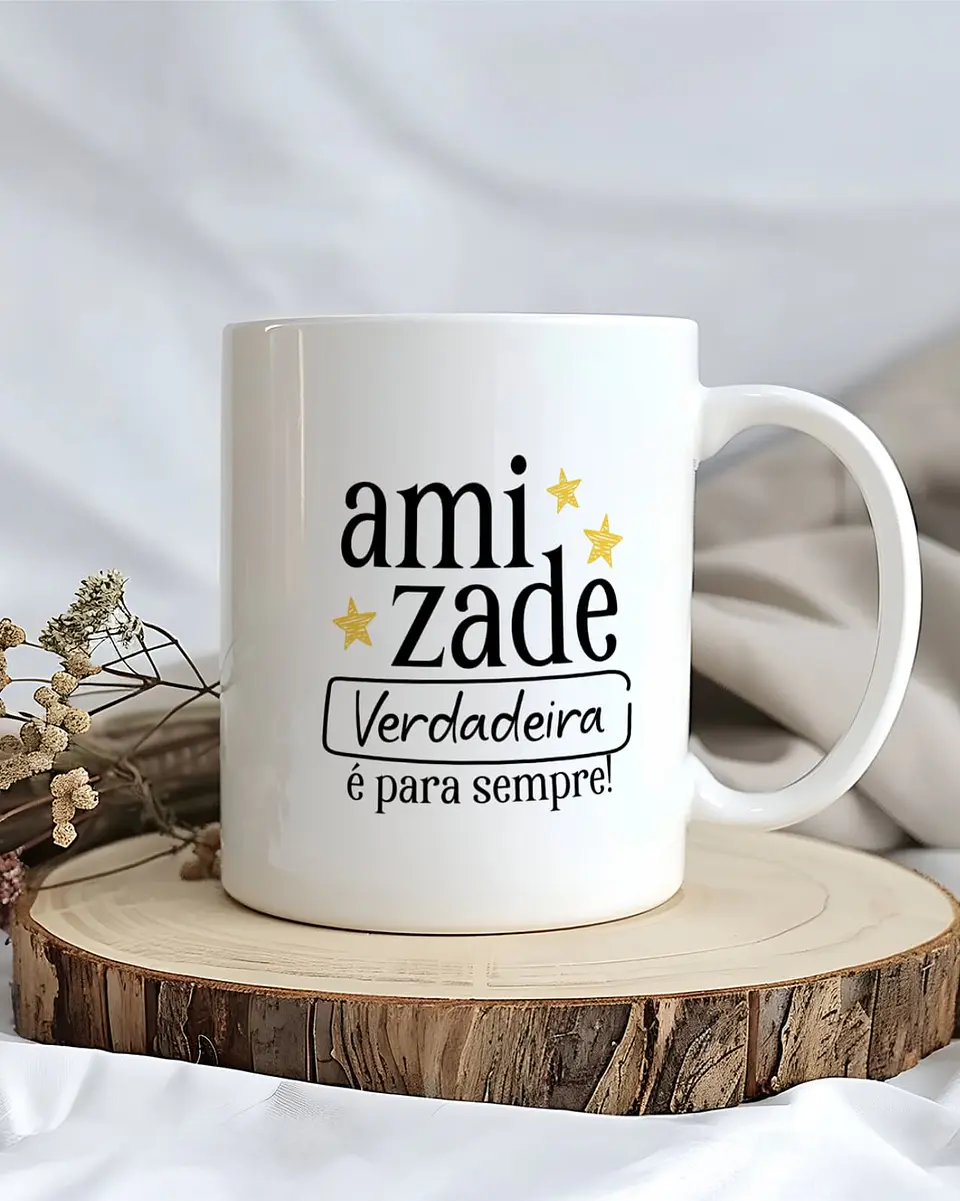 15 Artes para Caneca Amizade Arquivo Editável 10