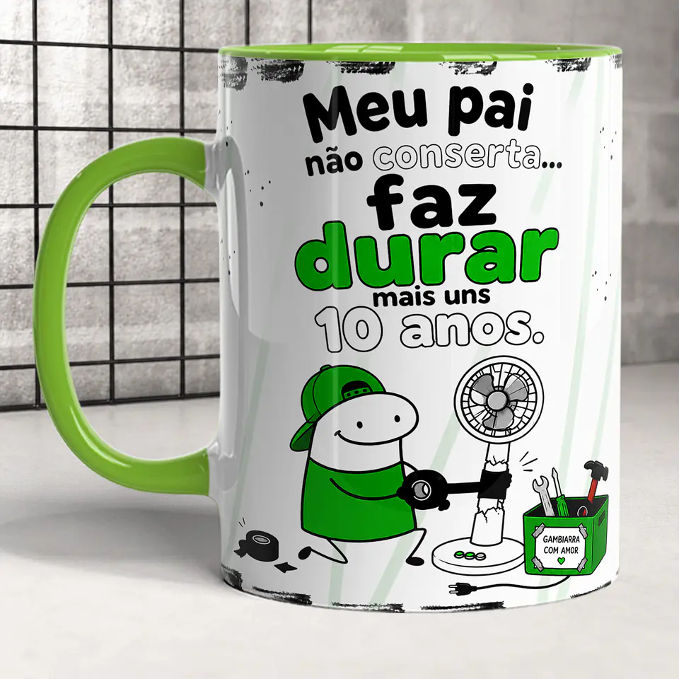 20 Artes para Caneca Dia dos Pai Flork Divertido Arquivo em Png 4