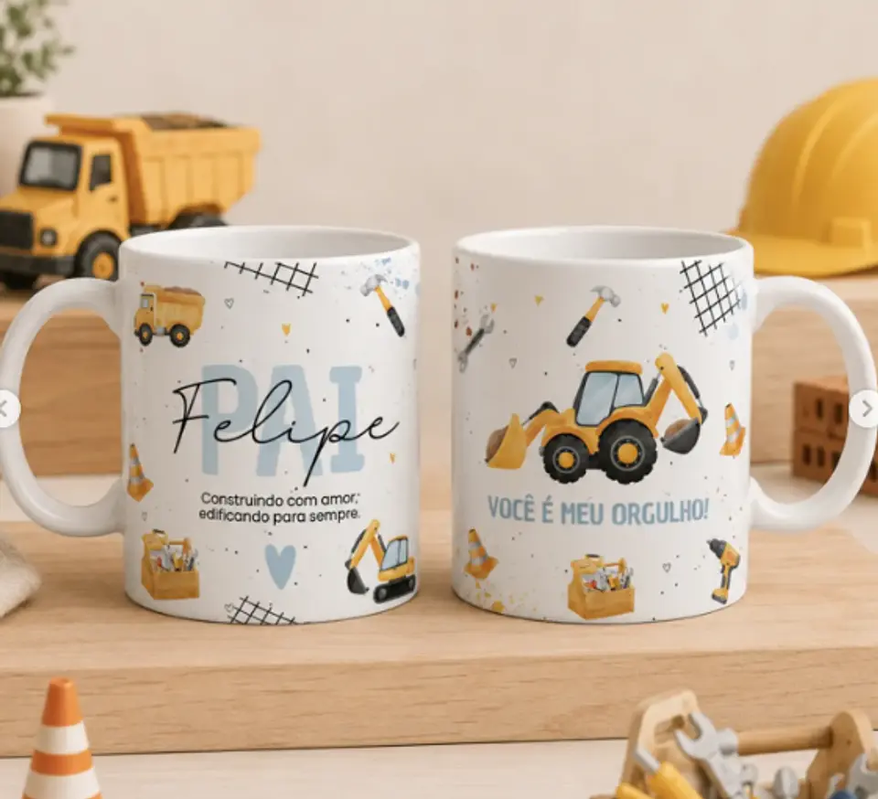 24 Artes para Caneca Dia dos Pais Minimalista Arquivo editável 8