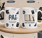 24 Artes para Caneca Dia dos Pais Minimalista Arquivo editável - Thumbnail 10
