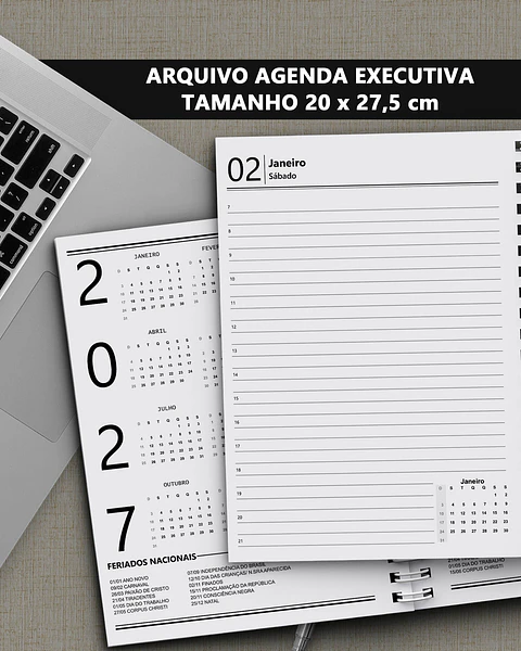 Arquivo Agenda Executiva 2027 Arquivo em Pdf 
