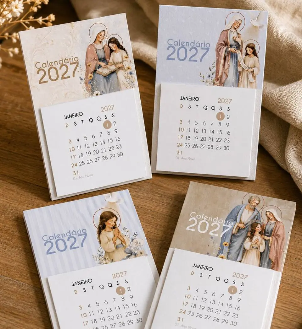 Arquivo Mini Calendário Imã de geladeira Santana e São Joaquim 2027 Pdf 1