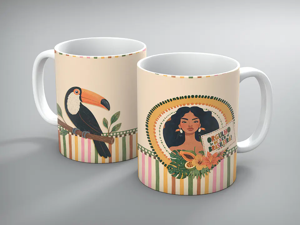 19 Artes para Caneca Brasilidade Arquivo em Png  2