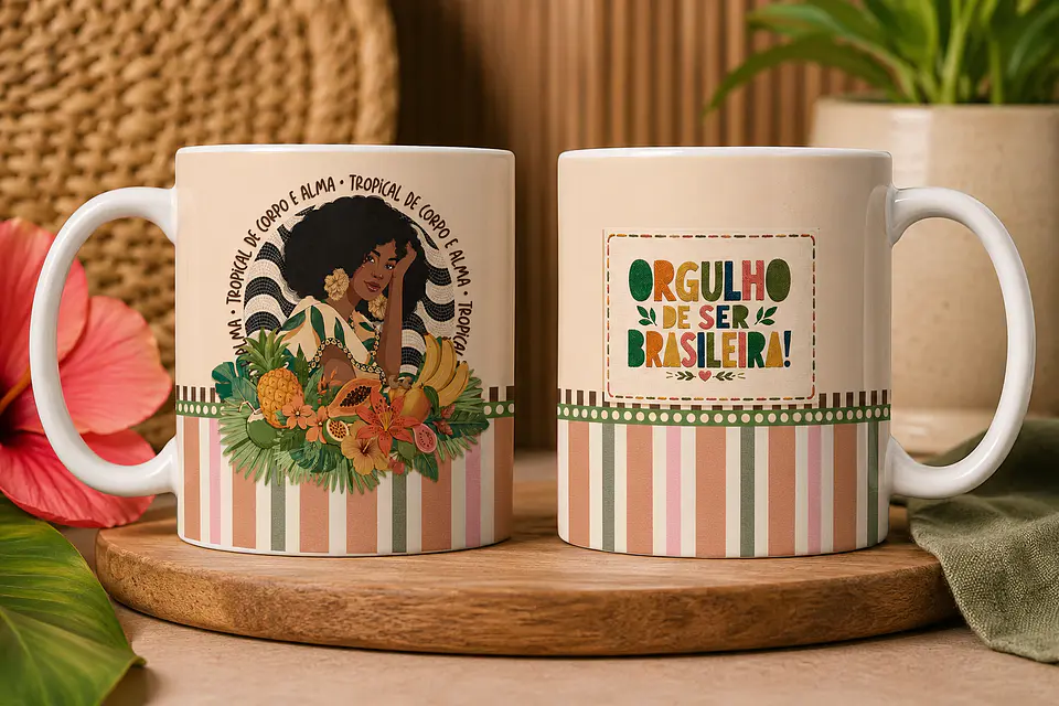 19 Artes para Caneca Brasilidade Arquivo em Png  8