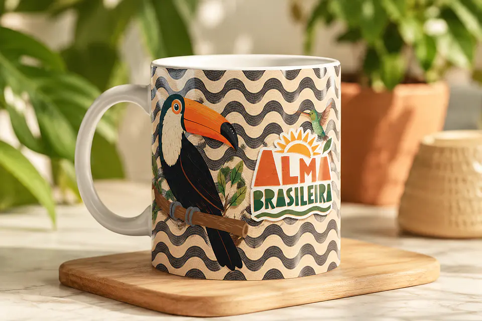 19 Artes para Caneca Brasilidade Arquivo em Png  10