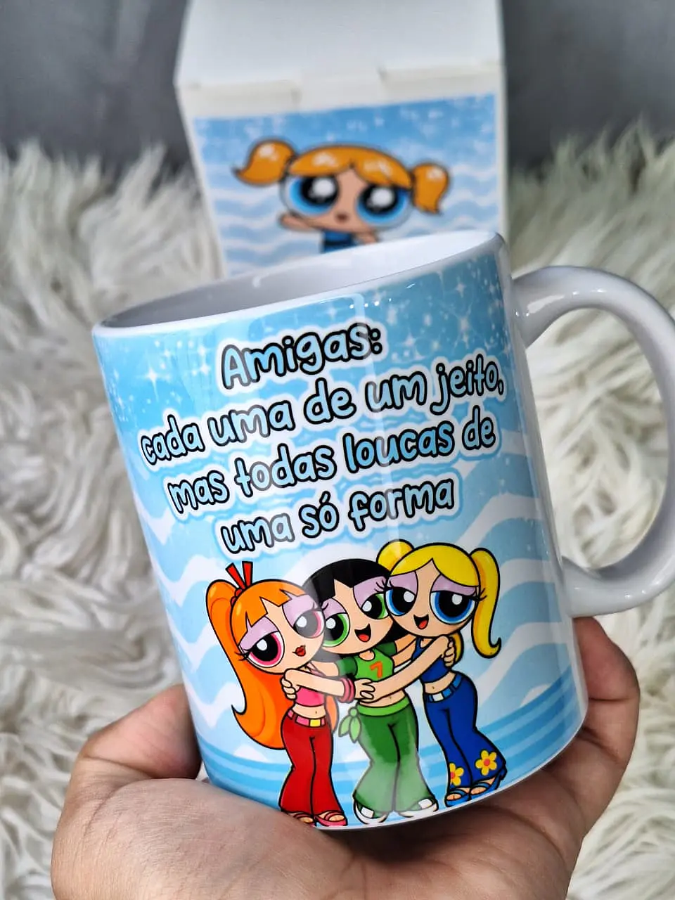 3 Artes para Caneca Meninas Poderosas Glitter Arquivo em Png  7