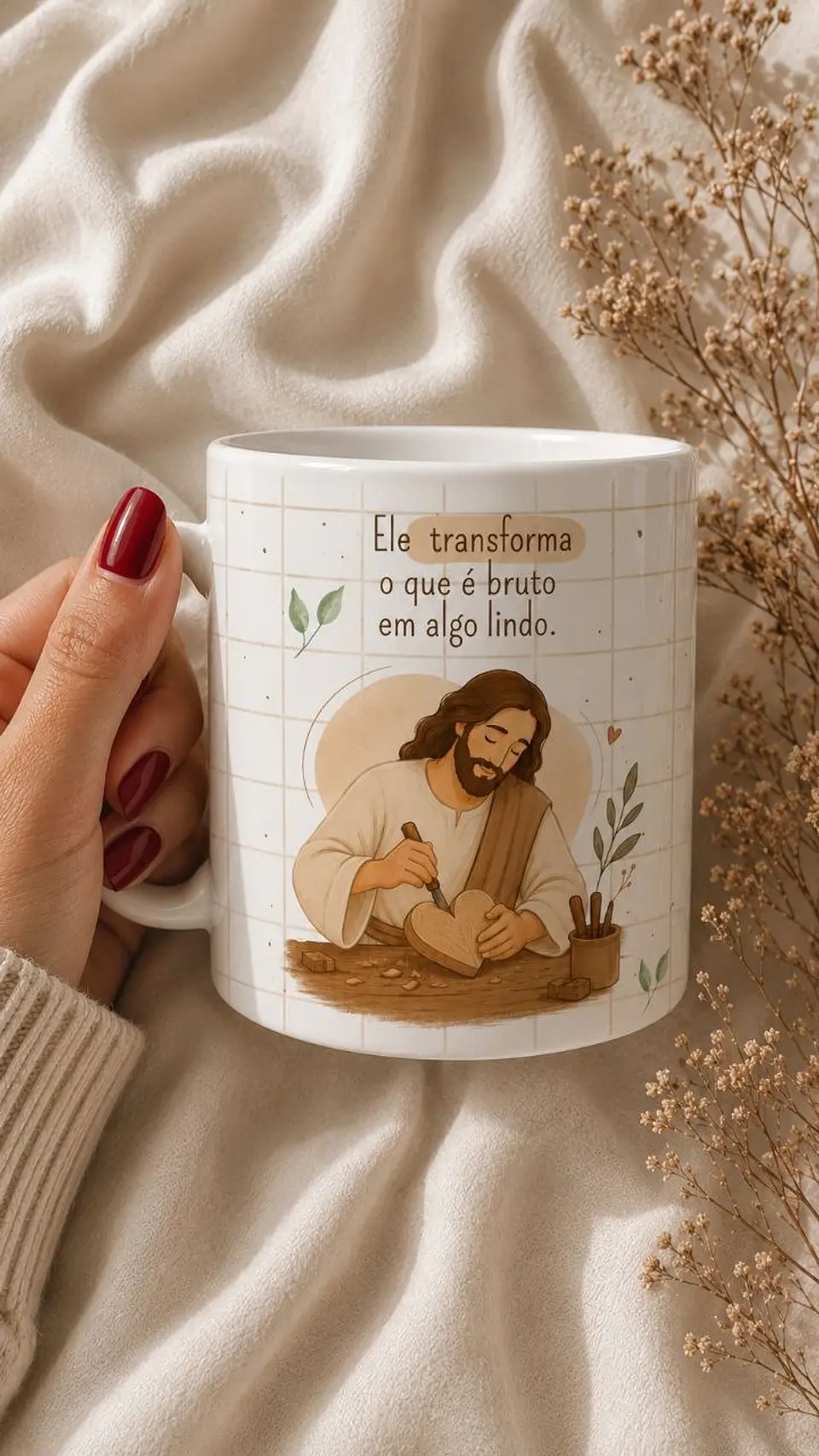 5 Artes para caneca Jesus descança no Senhor Arquivo em Jpg 5