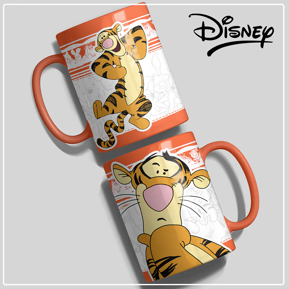 6 Artes para Caneca Turma do Ursinho Pooh Arquivo em Jpg 2
