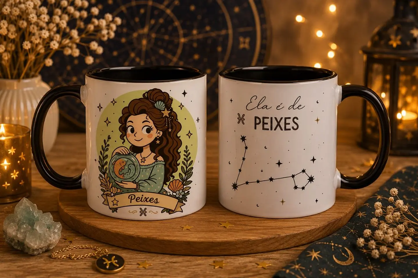 12 Artes para Caneca Signos Feminino Arquivo em Png  6