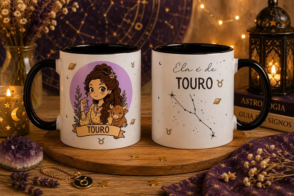12 Artes para Caneca Signos Feminino Arquivo em Png  8