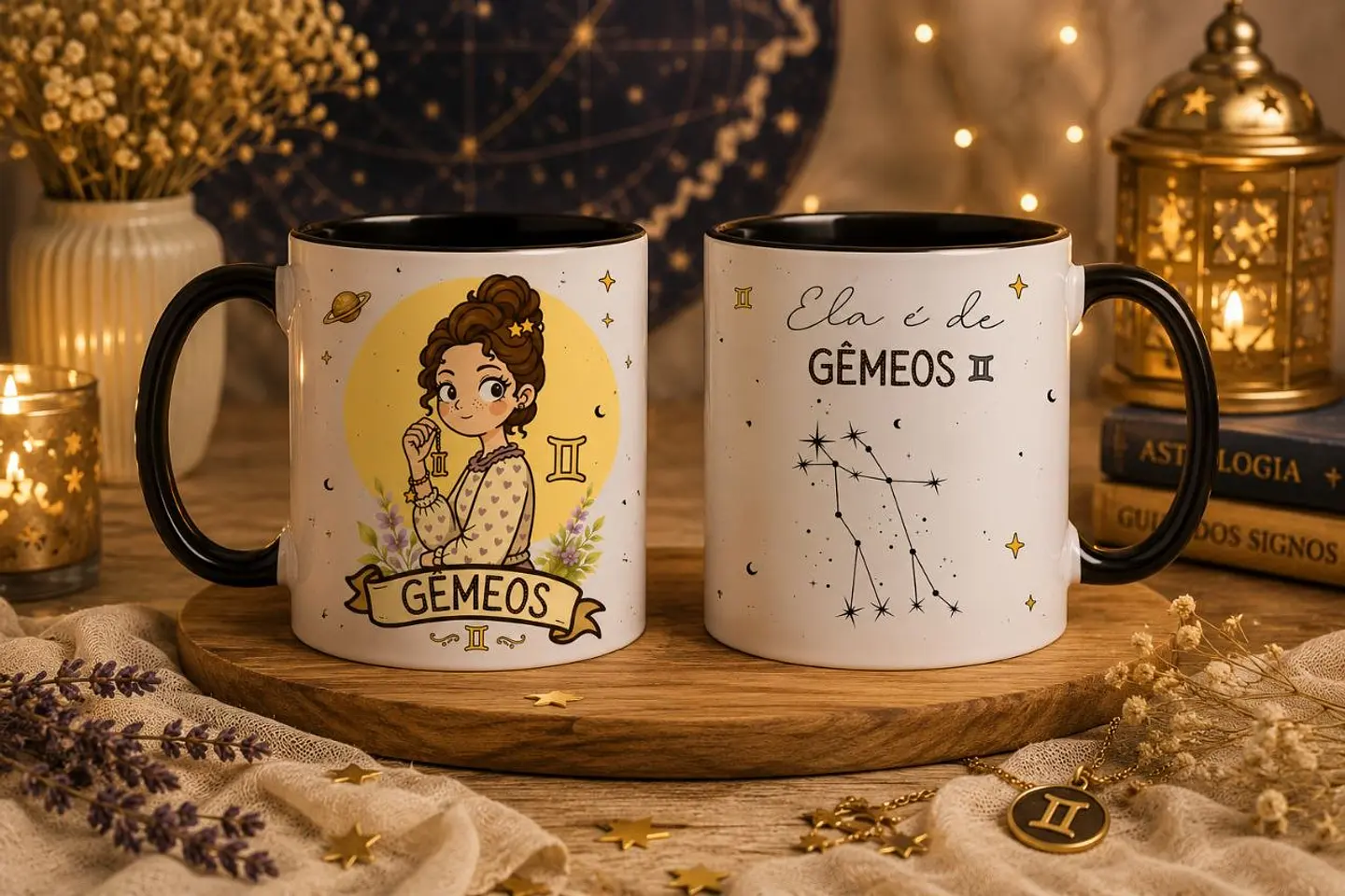12 Artes para Caneca Signos Feminino Arquivo em Png  10