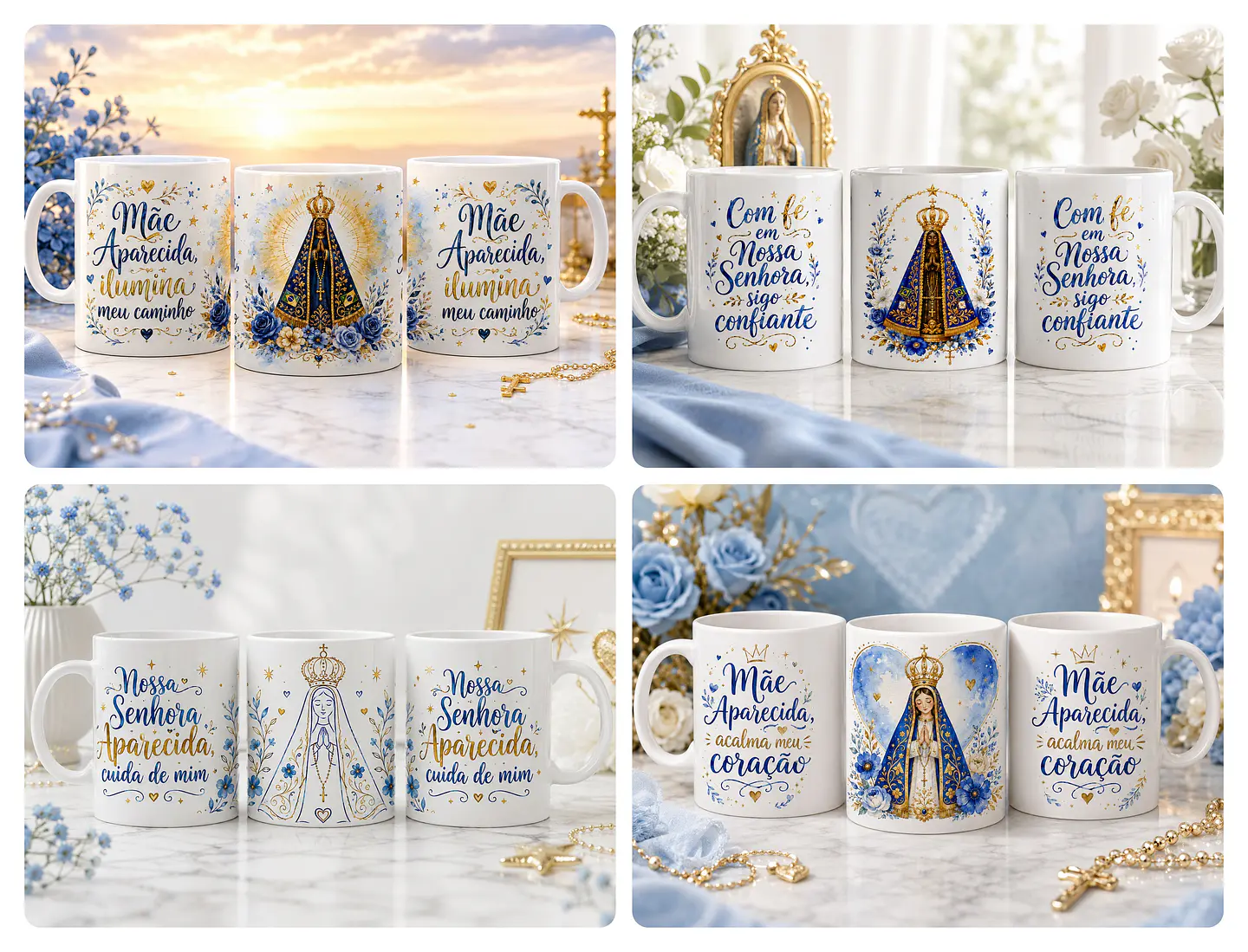 29 Artes para Caneca Nossa Senhora Aparecida Arquivo em Jpg 6