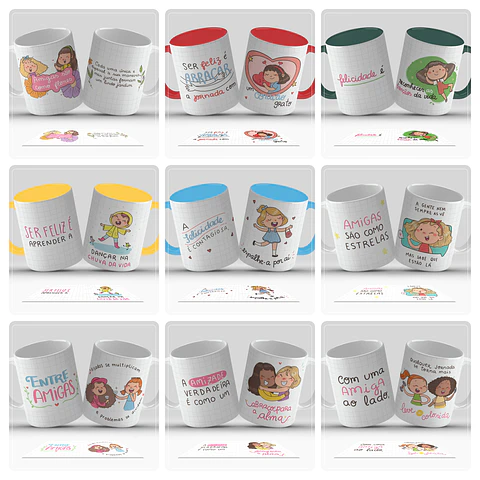 31 Artes para Caneca Humor Amizade e Motivacional Ilustrado Frases engraçadas Arquivo em Jpg