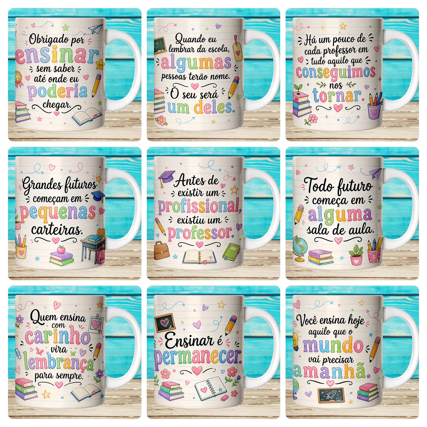 59 Artes para Caneca Dia dos Professores Afeto Arquivo em Jpg  3