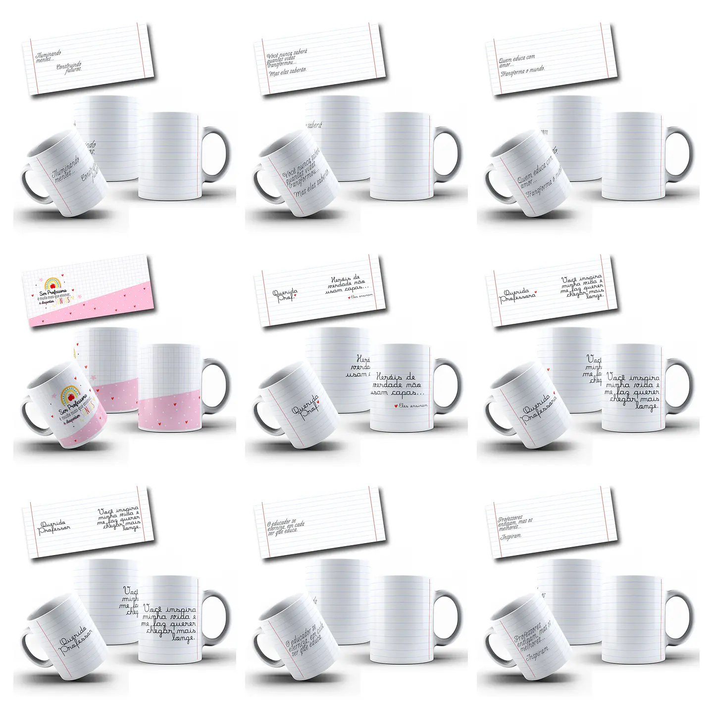 27 Artes para Caneca e Ecobag Nescessaire Dia Dos Professors Arquivo em Jpg 5