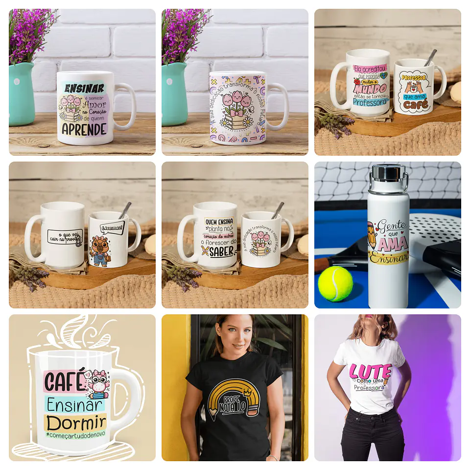 57 Artes para Caneca Dia dos Professores Arquivo em Png  2