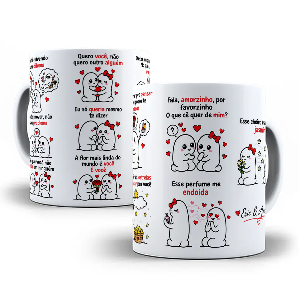 Arte para Caneca Eu tô vivendo um dilema, vou te provar, não confia em ninguém - Música Amor de Jasmin Arquivo em Png 1
