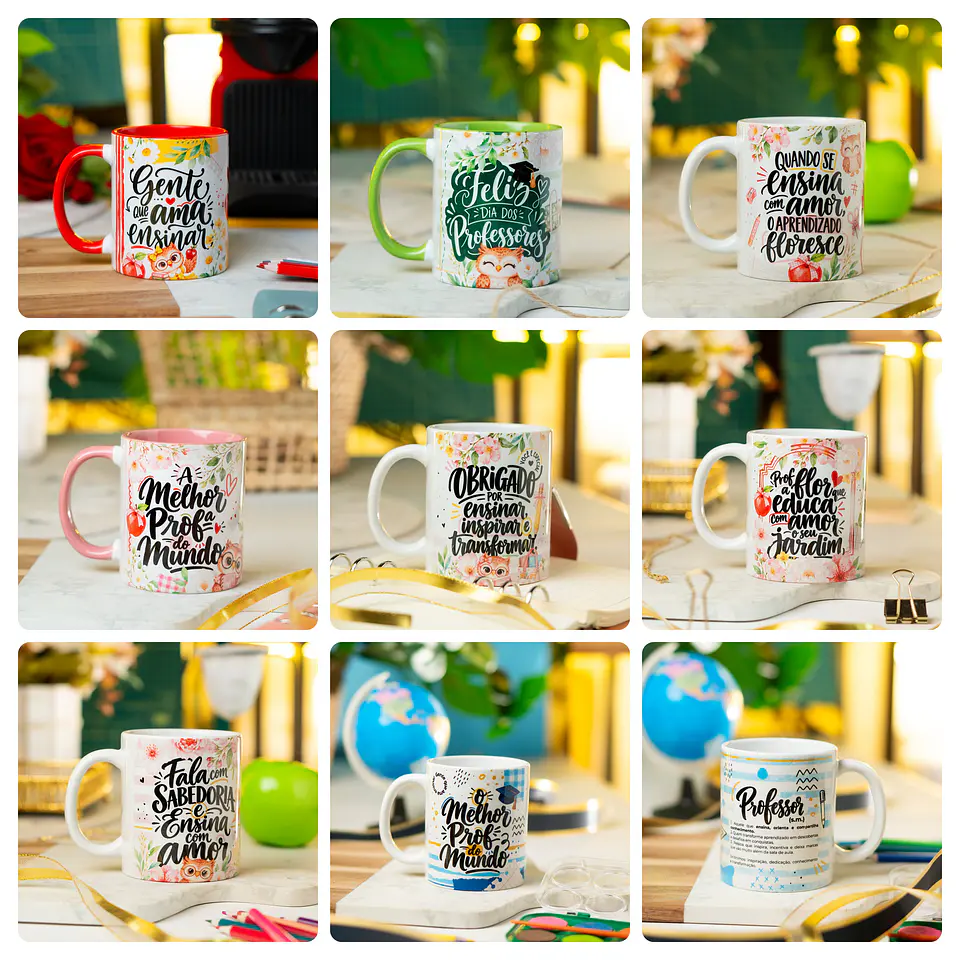 25 Artes para Caneca dia dos Professores Arquivo em Jpg 2