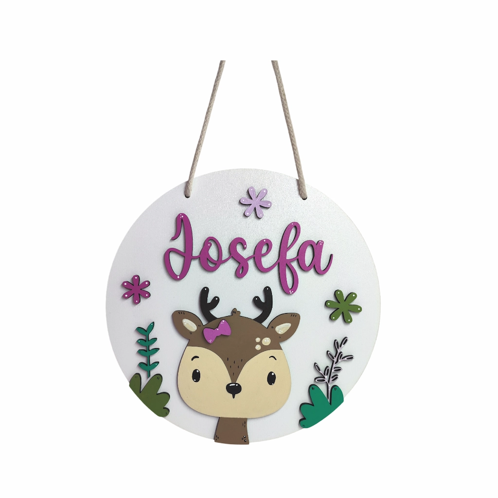 Colgante de madera personalizado 1