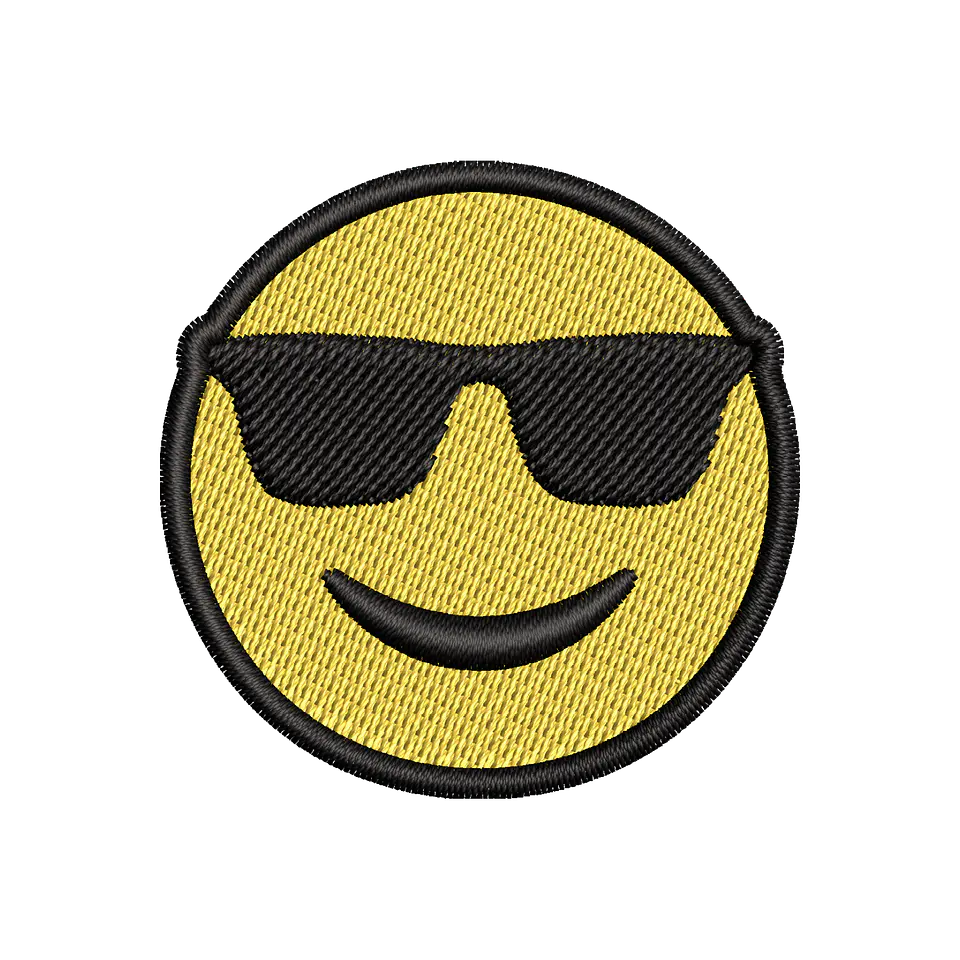 Emoji Cool de Óculos Escuros  1
