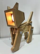 Lámpara Gatito Articulada en Madera - Miniatura 2