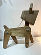 Lámpara Perrito Yorkshire  Articulada en Madera - Miniatura 3