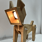 Lámpara Perrito Yorkshire  Articulada en Madera - Miniatura 4