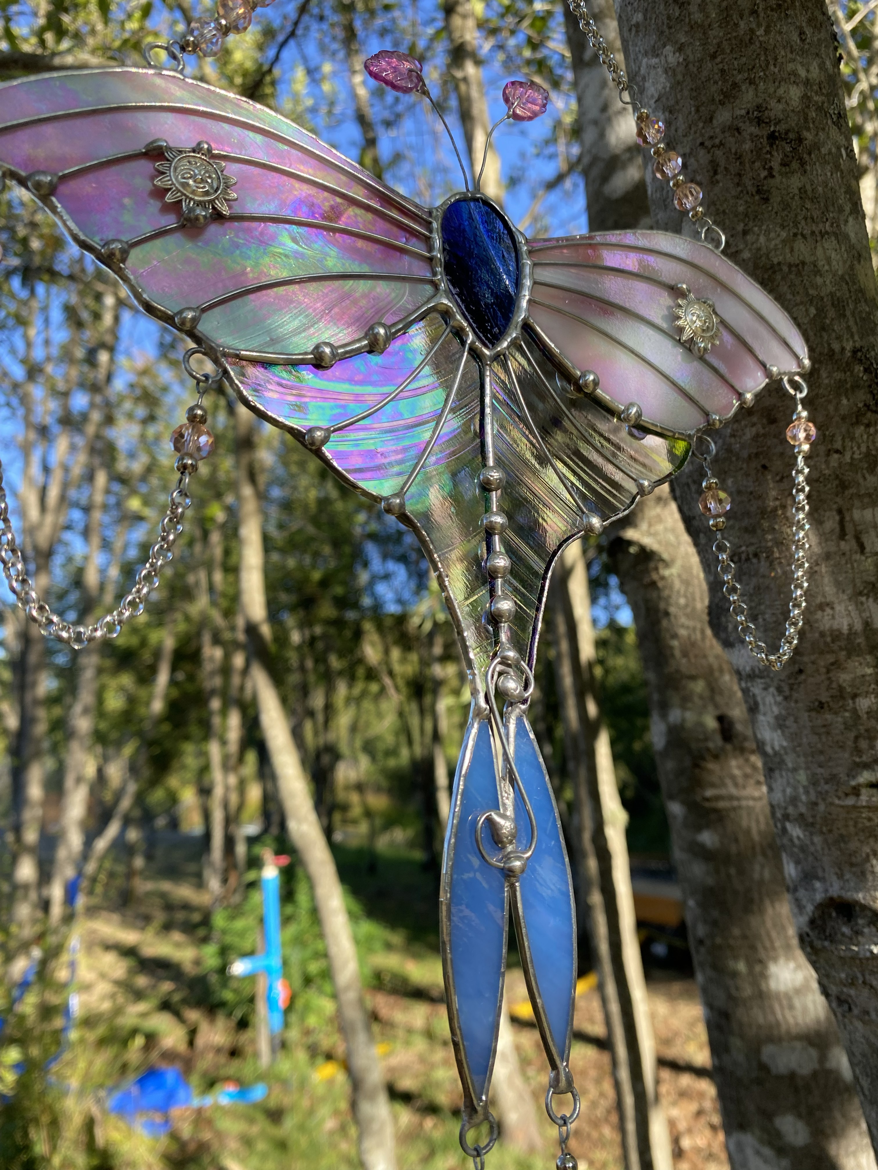 Mariposa Luna · Vitral Tiffany