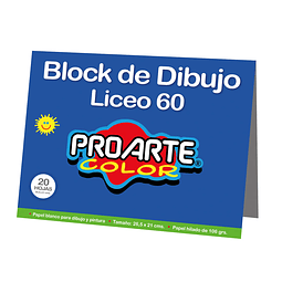Block Liceo 60 ﻿26.5×21 cms 106 grs