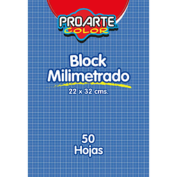 Block Milimetrado 50 H 22x32cm
