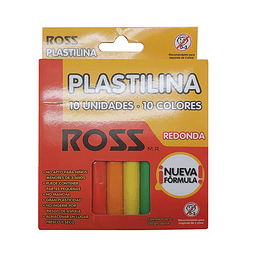 PLASTICINA ROSS 10 COLORES