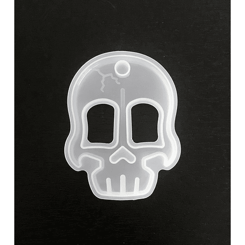 Molde de silicona manopla autodefensa llavero, CUTE SKULL