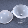 Moldes de silicona esferas, cuatro tamaños, de dos piezas. Para resina epóxica, fabricación de decoración, artesanía, manualidades, etc.