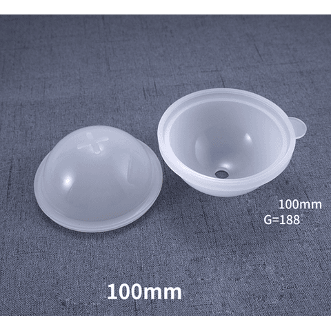 Moldes de silicona esferas, cuatro tamaños, de dos piezas. Para resina epóxica, fabricación de decoración, artesanía, manualidades, etc.