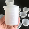 Set vasos mezcladores de silicona, 12 piezas, volumen 10/20/100 ml.